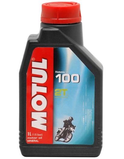 Ulei de motor 2T mineral MOTUL 100 MOTOMIX, 1 litru